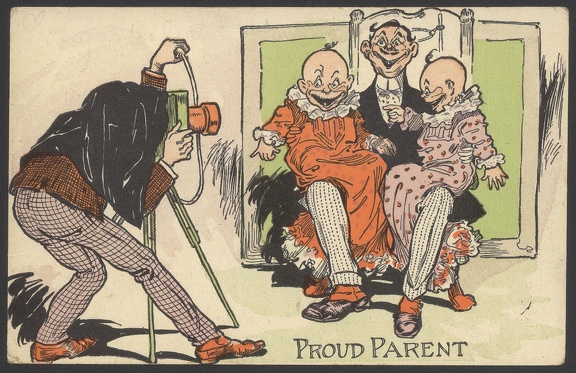 Item no. FP4 (funny postcard)
The caption (in English) reads: Proud parent . Item no. FP4 (funny postcard).jpg