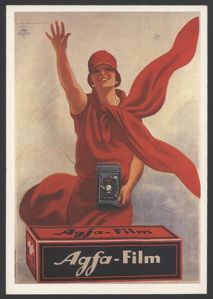 Item no. AP4 (ad postcard)
Type: postcard
Country: Germany
Contemporary reproduction of a 1922 illustration advertising AGFA films.
Item no. AP4 (ad postcard).jpg