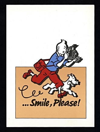 Item no. AP80 (ad postcard)
Type: cover
Country: France
Date of issue:
Postcard advertising stories with TINTIN, a fictional character of “The Adventures of Tintin”, the comic series by Belgian cartoonist Hergé. Through his investigative reporting, quick-thinking, and all-around good nature, Tintin is always able to solve the mystery and complete the adventure.
Item no. AP80 (ad postcard).jpg