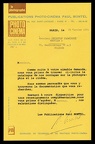 Item no. P3012 (letter)