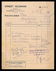 Item no. P4401 (invoice)