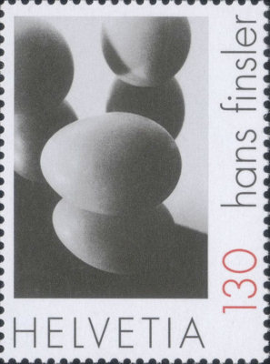 Item no. S44 (stamp)
Type: stamp
Country: Switzerland
Date of issue: 2008
Stamp honoring HANS FINSLER (1891 – 1972) German-born Swiss photographer and teacher of photography. The stamp shows one of his photographic works.
Part of a 2-stamp set. The other stamp not relevant to photography. Item_no._s44__stamp_.jpg